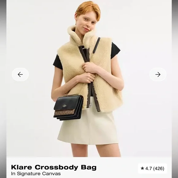 Coach Black and Brown Crossbody Bag - Picture 11 of 15